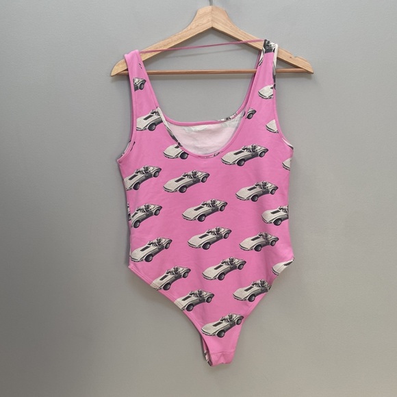 ❗️SOLD❗️Zara Barbie Pink Bodysuit Size L - Picture 7 of 10